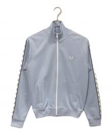 FRED PERRY（フレッドペリー）の古着「Taped Track Jacket」｜スカイブルー