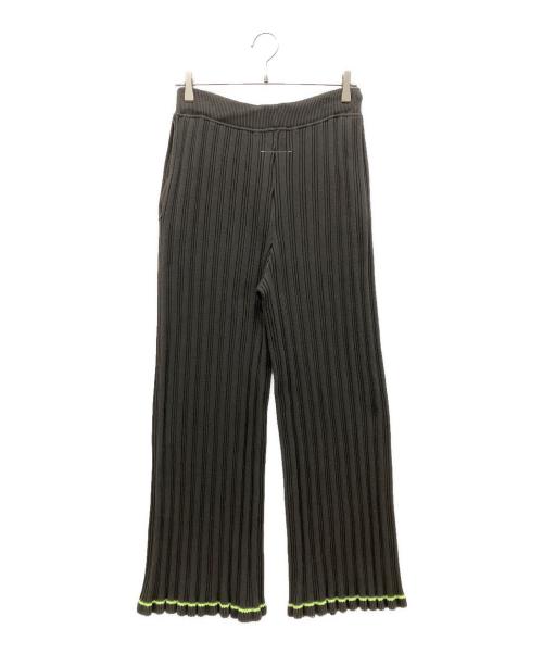 MM6 Maison Margiela（エムエムシックスメゾンマルジェラ）MM6 Maison Margiela (エムエムシックスメゾンマルジェラ) ニットパンツ グレー サイズ:Sの古着・服飾アイテム