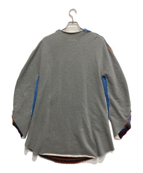 MM6 Maison Margiela（エムエムシックスメゾンマルジェラ）MM6 Maison Margiela (エムエムシックスメゾンマルジェラ) FAIR ISLE KNIT/フェアアイルニット ブルー サイズ:Sの古着・服飾アイテム