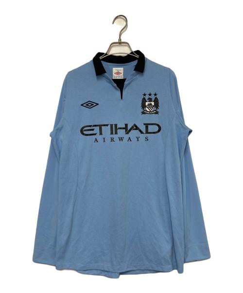 UMBRO（アンブロ）UMBRO (アンブロ) Manchester City 12/13 ホームユニフォーム ブルー サイズ:SIZE 40の古着・服飾アイテム