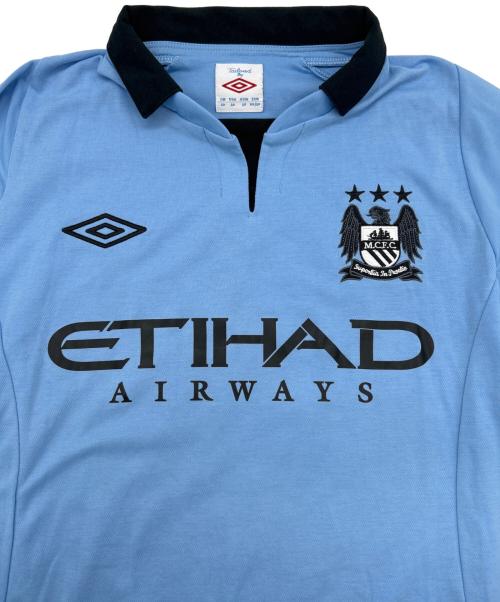 UMBRO（アンブロ）UMBRO (アンブロ) Manchester City 12/13 ホームユニフォーム ブルー サイズ:SIZE 40の古着・服飾アイテム