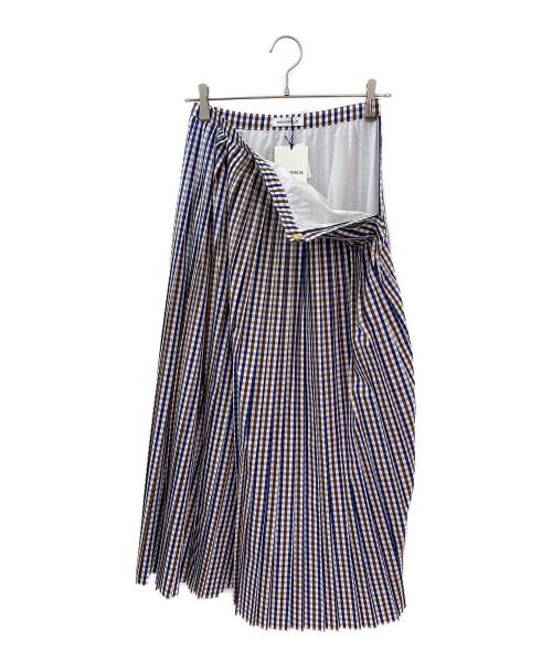 MADISON BLUE（マディソンブルー）MADISON BLUE (マディソンブルー) マルチギンガムチェックスカート CHECKEDBROWN サイズ:01(S)の古着・服飾アイテム