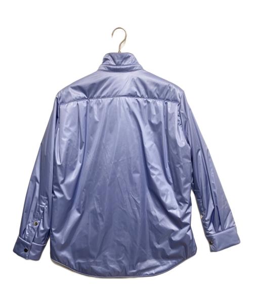 OVERCOAT（オーバーコート）OVERCOAT (オーバーコート) NYLON PUFFER SHIRT JACKET ラベンダー サイズ:Mの古着・服飾アイテム