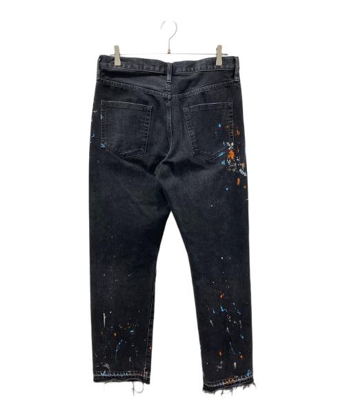TANAKA（タナカ）TANAKA (タナカ) THE STRAIGHT JEAN TROUSERS ブラック サイズ:30の古着・服飾アイテム