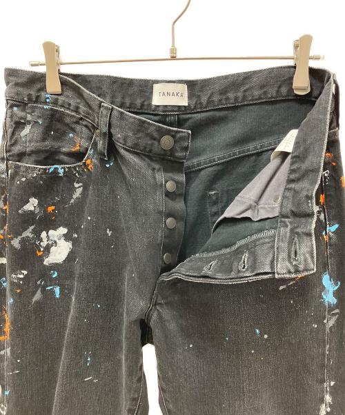 TANAKA（タナカ）TANAKA (タナカ) THE STRAIGHT JEAN TROUSERS ブラック サイズ:30の古着・服飾アイテム