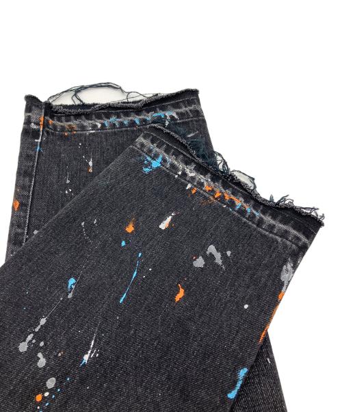 TANAKA（タナカ）TANAKA (タナカ) THE STRAIGHT JEAN TROUSERS ブラック サイズ:30の古着・服飾アイテム