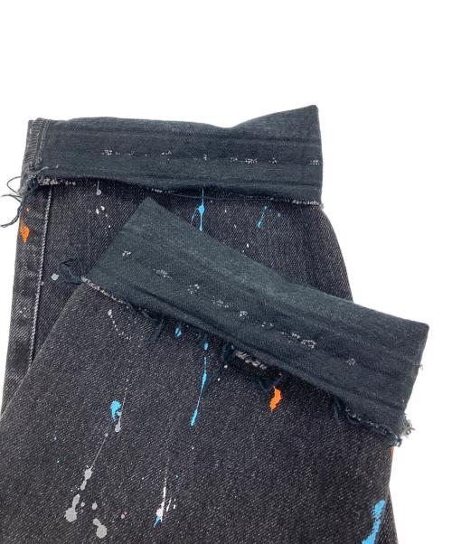 TANAKA（タナカ）TANAKA (タナカ) THE STRAIGHT JEAN TROUSERS ブラック サイズ:30の古着・服飾アイテム