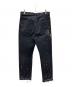TANAKA (タナカ) THE STRAIGHT JEAN TROUSERS ブラック サイズ:30：13000円