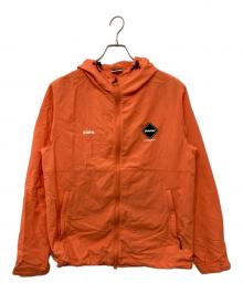 F.C.R.B.（エフシーレアルブリストル）の古着「NYLON HOODED BLOUSON」｜オレンジ
