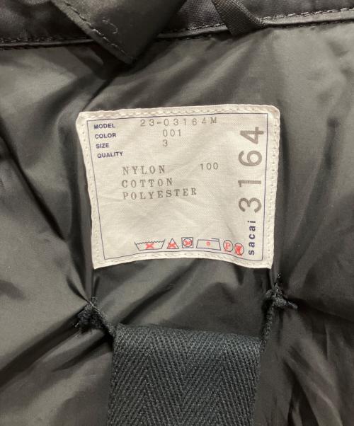 sacai（サカイ）sacai (サカイ) Nylon Twill Blouson ブラック サイズ:3の古着・服飾アイテム