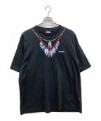 MARCELO BURLONマルセロバーロン）の古着「Double chain t-shirt（ダブルチェーン ティーシャツ）」｜ブラック