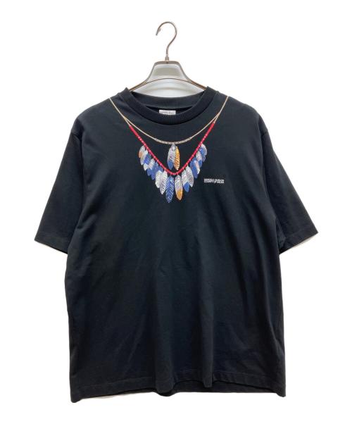 MARCELO BURLON（マルセロバーロン）MARCELO BURLON (マルセロバーロン) Double chain t-shirt（ダブルチェーン ティーシャツ） ブラック サイズ:Mの古着・服飾アイテム