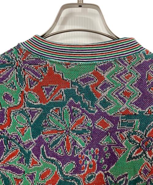 missoni sports（ミッソーニスポーツ）MISSONI SPORTS (ミッソーニスポーツ) クルーネックニット マルチカラー サイズ:Mの古着・服飾アイテム