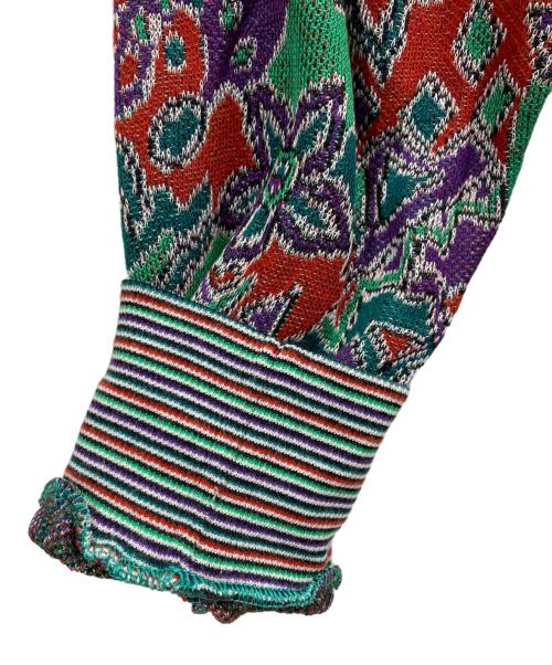 missoni sports（ミッソーニスポーツ）MISSONI SPORTS (ミッソーニスポーツ) クルーネックニット マルチカラー サイズ:Mの古着・服飾アイテム