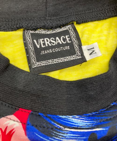 VERSACE JEANS COUTURE（ヴェルサーチ ジーンズクチュール）VERSACE JEANS COUTURE (ヴェルサーチ ジーンズクチュール) 半袖Tシャツ ブラック サイズ:Mの古着・服飾アイテム