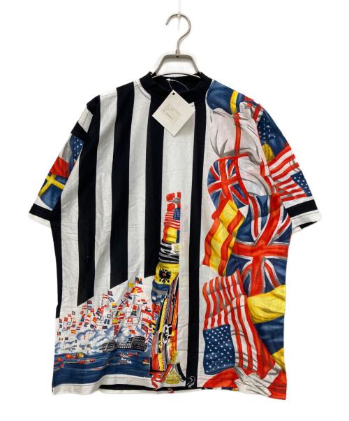 VERSACE JEANS COUTURE（ヴェルサーチ ジーンズクチュール）VERSACE JEANS COUTURE (ヴェルサーチ ジーンズクチュール) 半袖Tシャツ ブラック サイズ:Mの古着・服飾アイテム