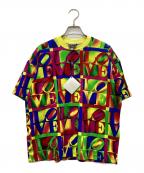 VERSACE JEANS COUTUREヴェルサーチ ジーンズクチュール）の古着「半袖Tシャツ」｜イエロー