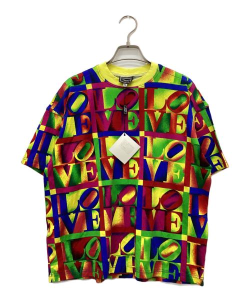 VERSACE JEANS COUTURE（ヴェルサーチ ジーンズクチュール）VERSACE JEANS COUTURE (ヴェルサーチ ジーンズクチュール) 半袖Tシャツ イエロー サイズ:Mの古着・服飾アイテム
