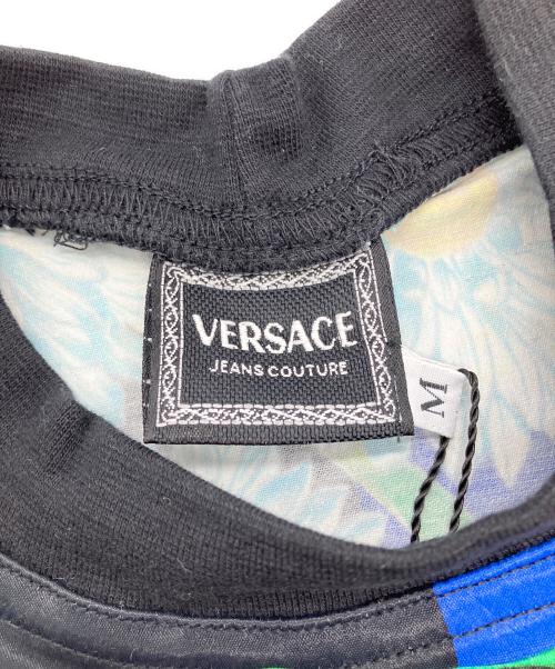 VERSACE JEANS COUTURE（ヴェルサーチ ジーンズクチュール）VERSACE JEANS COUTURE (ヴェルサーチ ジーンズクチュール) 半袖Tシャツ ブラック サイズ:Mの古着・服飾アイテム