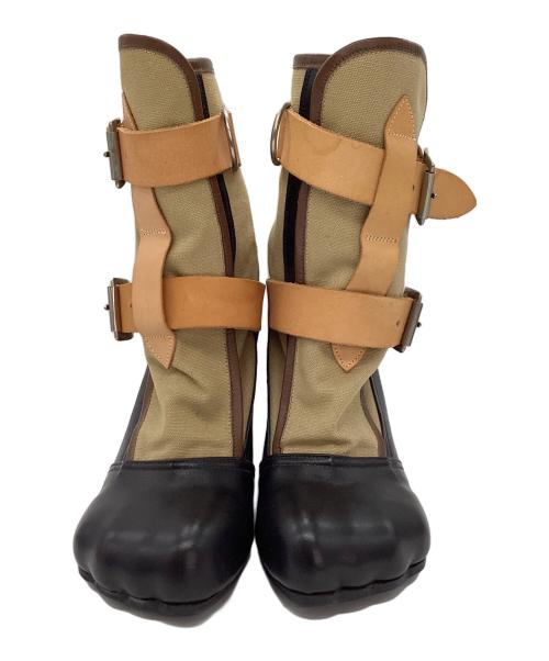 Vivienne Westwood（ヴィヴィアンウエストウッド）Vivienne Westwood (ヴィヴィアンウエストウッド) アニマルトゥボンテージブーツ ベージュ サイズ:4の古着・服飾アイテム