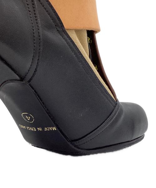 Vivienne Westwood（ヴィヴィアンウエストウッド）Vivienne Westwood (ヴィヴィアンウエストウッド) アニマルトゥボンテージブーツ ベージュ サイズ:4の古着・服飾アイテム