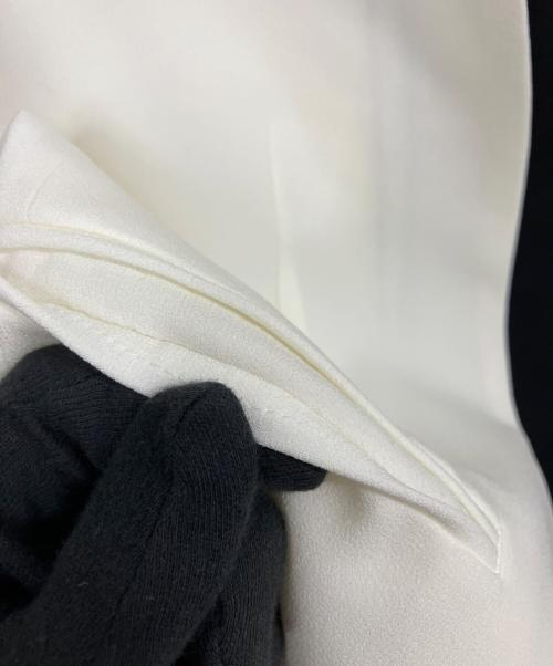 BEIGE（ベイジ）BEIGE (ベイジ) CINDY / ダブルカラージャケット ホワイト サイズ:記載無しの古着・服飾アイテム