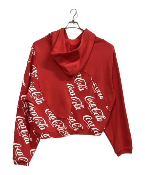 ERL（イーアールエル）ERL (イーアールエル) Coca-Cola HOODIE レッド サイズ:XL 未使用品の古着・服飾アイテム