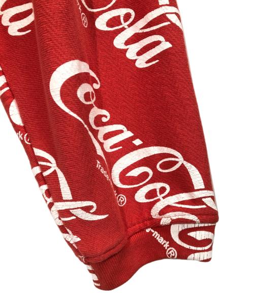 ERL（イーアールエル）ERL (イーアールエル) Coca-Cola HOODIE レッド サイズ:XL 未使用品の古着・服飾アイテム