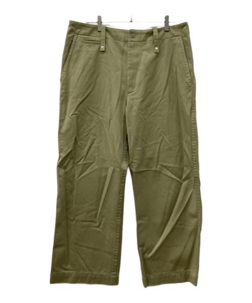 BURBERRY（バーバリー）BURBERRY (バーバリー) Loose Fit Trousers ベージュ サイズ:Lの古着・服飾アイテム