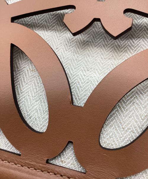 LOEWE（ロエベ）LOEWE (ロエベ) アナグラム カットアウト クロスボディ ブラウン サイズ:下記参照の古着・服飾アイテム