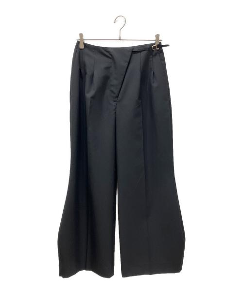 MURRAL（ミューラル）MURRAL (ミューラル) Bud slacks ブラック サイズ:2の古着・服飾アイテム