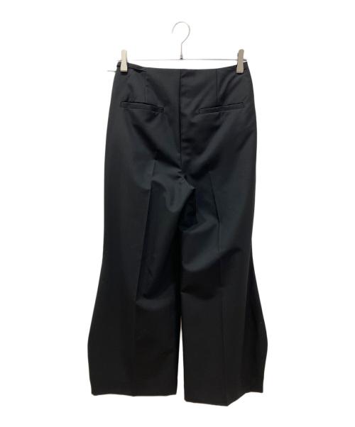 MURRAL（ミューラル）MURRAL (ミューラル) Bud slacks ブラック サイズ:2の古着・服飾アイテム