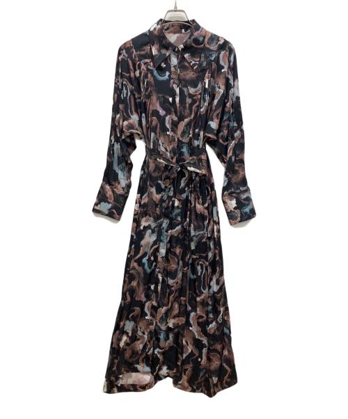 MURRAL（ミューラル）MURRAL (ミューラル) Dipsacus shirt dress ブラック サイズ:FREEの古着・服飾アイテム