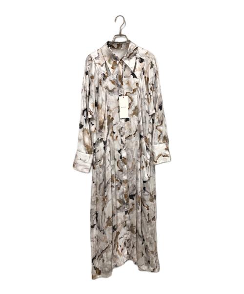 MURRAL（ミューラル）MURRAL (ミューラル) Dipsacus shirt dress ホワイト サイズ:FREEの古着・服飾アイテム