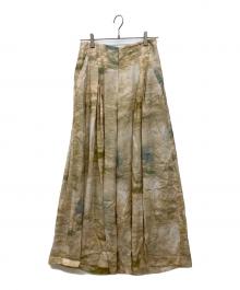 MURRAL（ミューラル）の古着「"Encounter" wide slacks」｜ベージュ