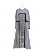 MURRALミューラル）の古着「Framed flower lace dress」｜ラベンダー