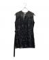 MURRAL（ミューラル）の古着「Seem flower lace sleeveless tops」｜ブラック