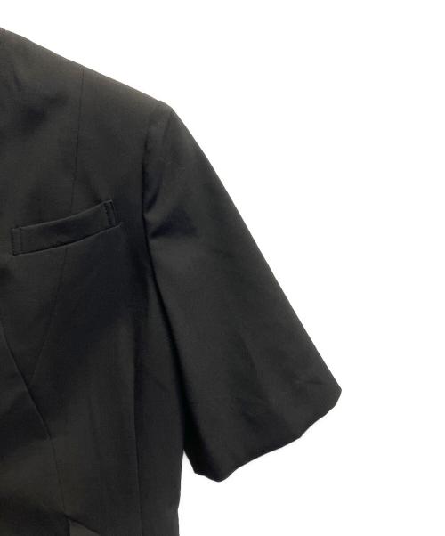 MURRAL（ミューラル）MURRAL (ミューラル) Branching half sleeve jacket ブラック サイズ:2の古着・服飾アイテム