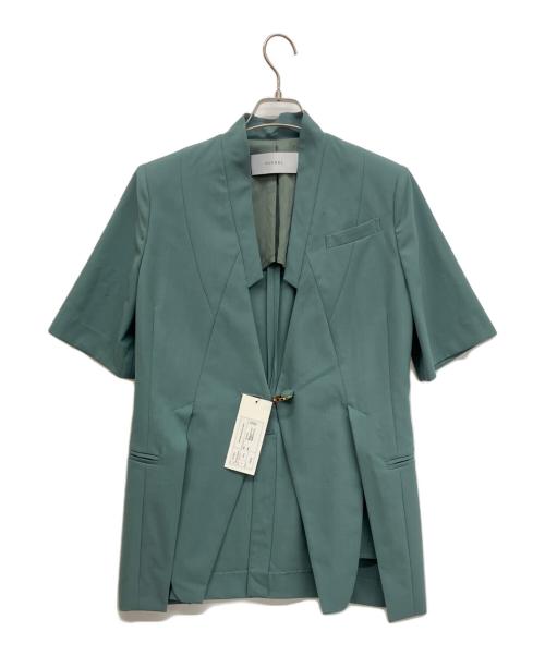MURRAL（ミューラル）MURRAL (ミューラル) Branching half sleeve jacket グリーン サイズ:2の古着・服飾アイテム