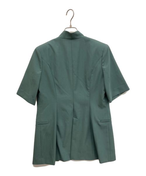 MURRAL（ミューラル）MURRAL (ミューラル) Branching half sleeve jacket グリーン サイズ:2の古着・服飾アイテム