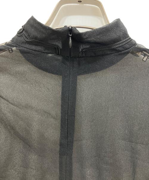 MURRAL（ミューラル）MURRAL (ミューラル) Scenery embroidery sheer top/シーナリーエンブロイダリーシアートップ ブラック サイズ:2の古着・服飾アイテム