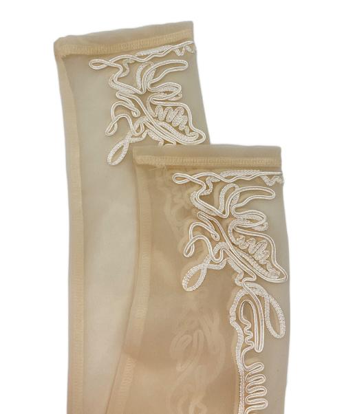 MURRAL（ミューラル）MURRAL (ミューラル) Scenery embroidery sheer top/シナリーエンブロイダリーシアートップ アイボリー サイズ:2の古着・服飾アイテム