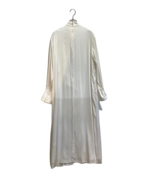 MURRAL（ミューラル）MURRAL (ミューラル) Framed embroidery wrap dress ホワイト サイズ:2の古着・服飾アイテム