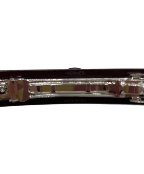 HERMES（エルメス）HERMES (エルメス) バレッタ ブラウンの古着・服飾アイテム