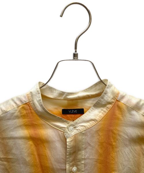YLEVE（イレーヴ）YLEVE (イレーヴ) オンブレストライプショートスリーブシャツ オレンジ サイズ:3の古着・服飾アイテム