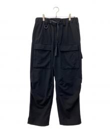 Y-3（ワイスリー）の古着「フランネルカーゴパンツ」｜ブラック