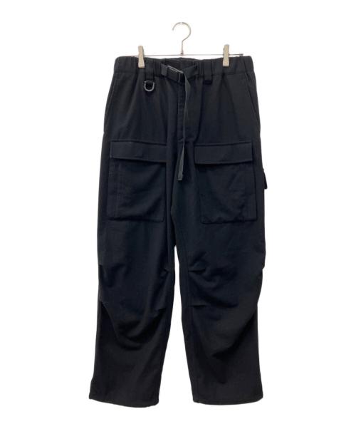 Y-3（ワイスリー）Y-3 (ワイスリー) フランネルカーゴパンツ ブラック サイズ:Sの古着・服飾アイテム
