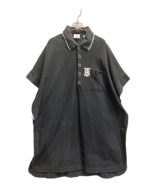 BURBERRY（バーバリー）BURBERRY (バーバリー) ポロシャツポンチョ ブラック サイズ:Mの古着・服飾アイテム