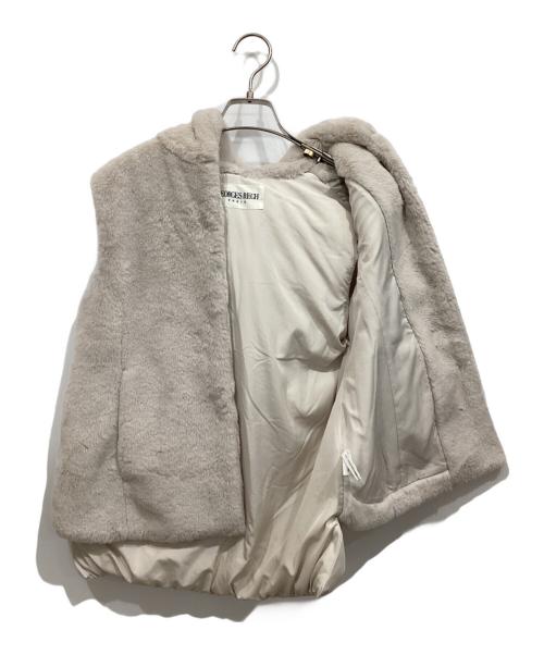 GEORGES RECH（ジョルジュレッシュ）GEORGES RECH (ジョルジュレッシュ) エコファータフタダウンベスト アイボリー サイズ:36の古着・服飾アイテム