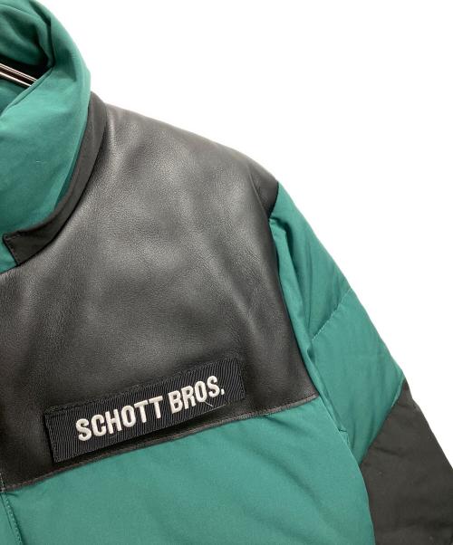 Schott（ショット）Schott (ショット) nano・universe (ナノ・ユニバース) ダウンジャケット グリーン サイズ:Lの古着・服飾アイテム